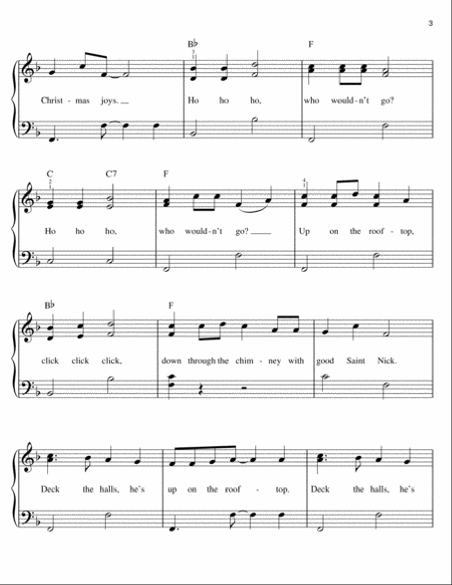 Deck The Rooftop Deck The Rooftop Voice scores gallery preview page 3