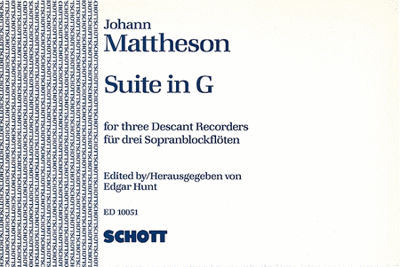 Suite G Major Op. 1, No. 5