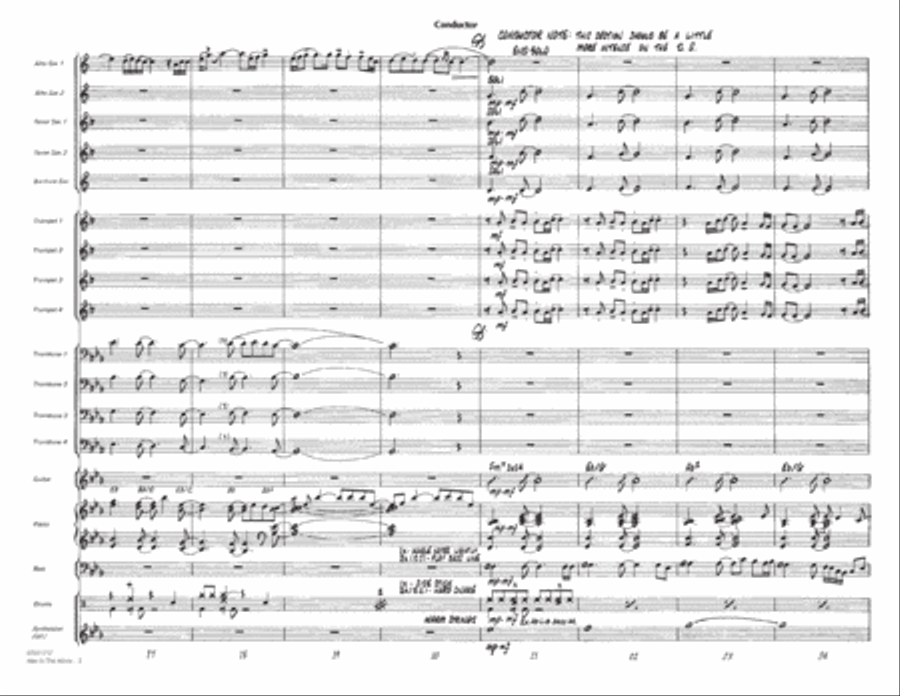 Man In The Mirror - Full Score Score scores gallery preview page 3