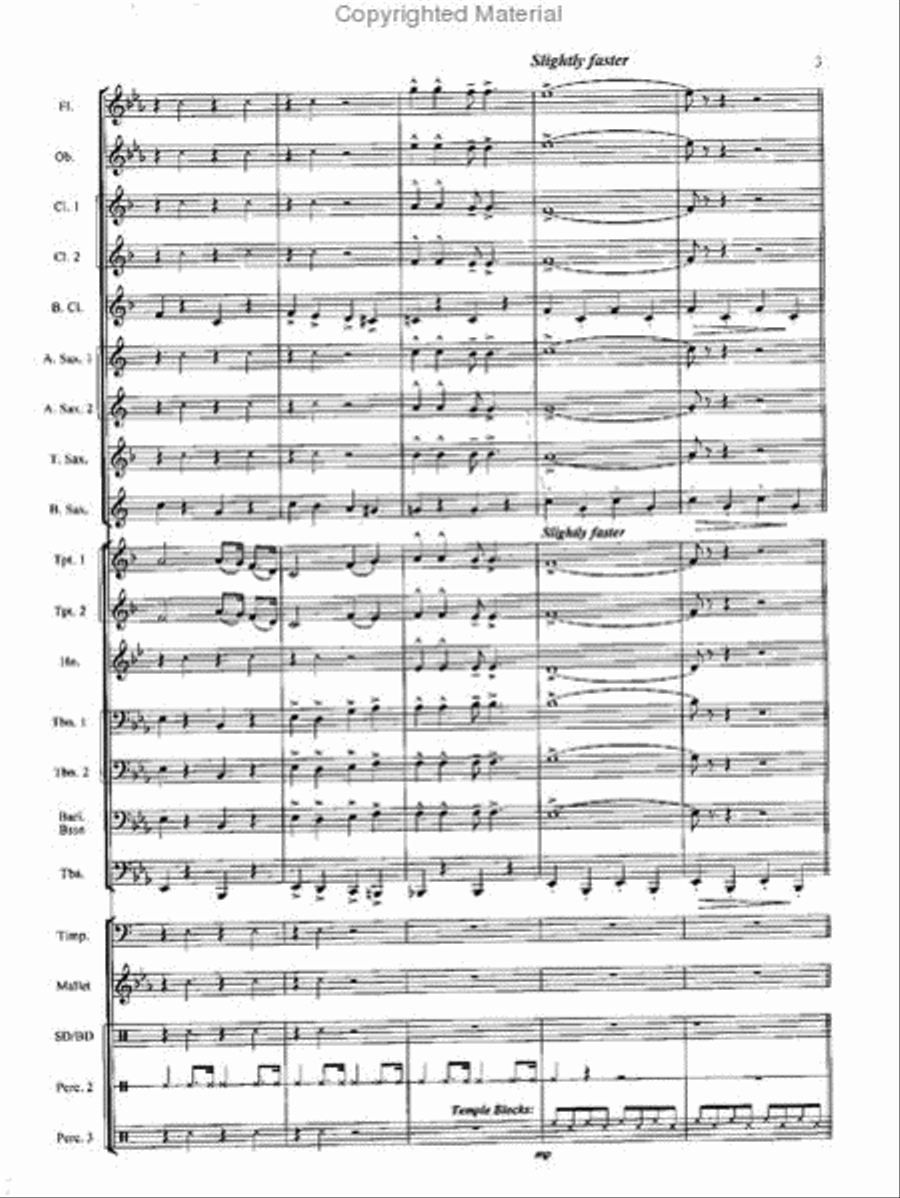 A Crazy, Mixed-Up Christmas Concert Concert Band scores gallery preview page 4