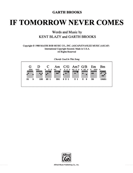 If Tomorrow Never Comes