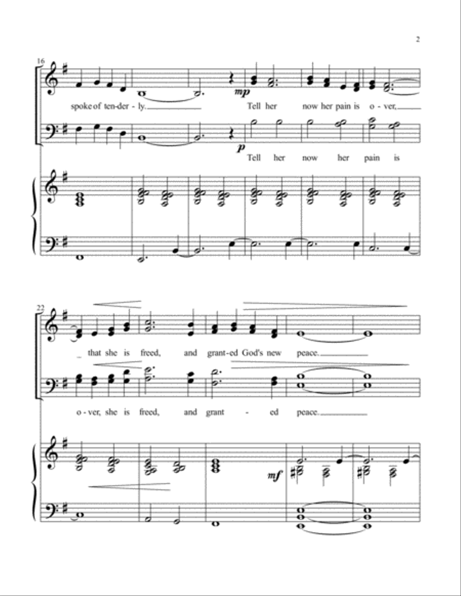 Comfort, Comfort All My People 4-Part scores gallery preview page 3