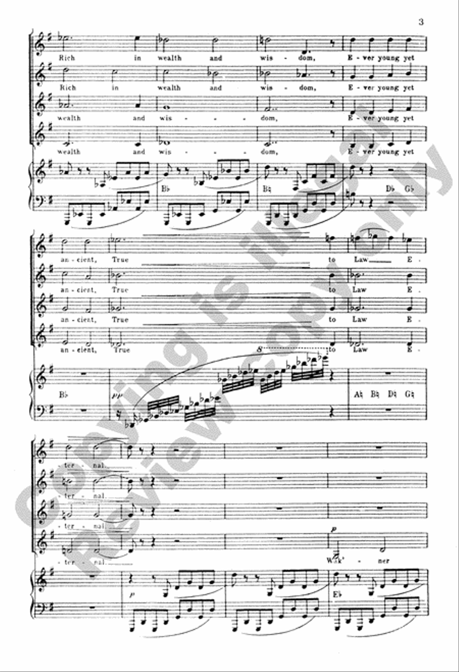 Choral Hymns from the Rig-Veda, Group 3 SSAA scores gallery preview page 4