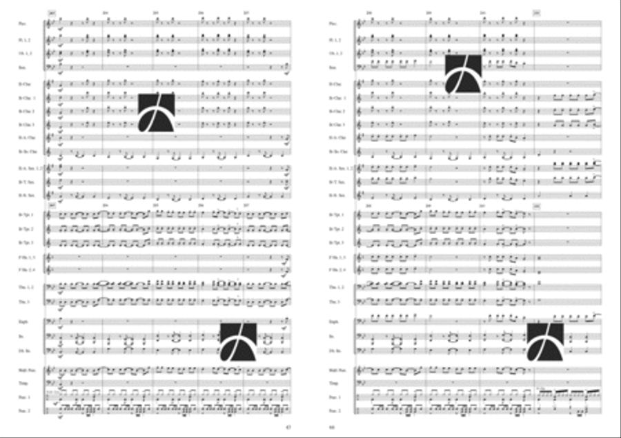 Tanz der Vampire Concert Band scores gallery preview page 20