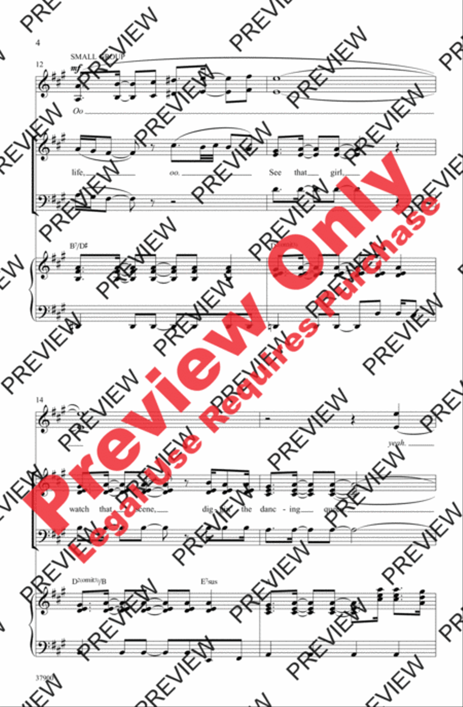 Dancing Queen 3-Part scores gallery preview page 15