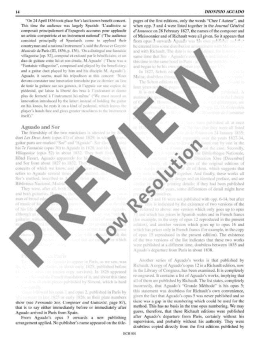 The Complete Works for Guitar Classical Guitar scores gallery preview page 15