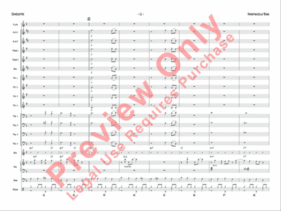 Honeysuckle Rose Jazz Ensemble scores gallery preview page 14