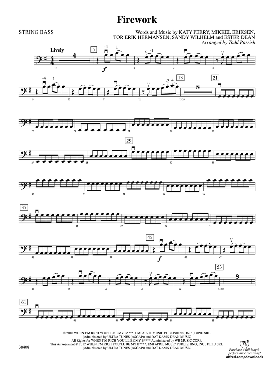Firework: String Bass