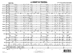 Book cover for A Night in Tunisia (arr. Mossman) - Conductor Score (Full Score)