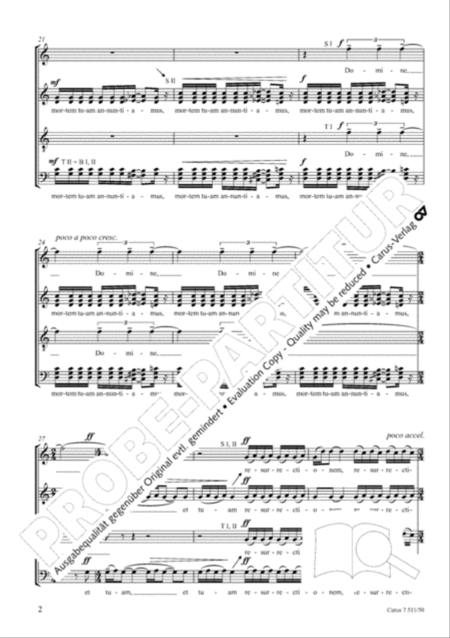 Acclamatio SSAATTBB scores gallery preview page 3