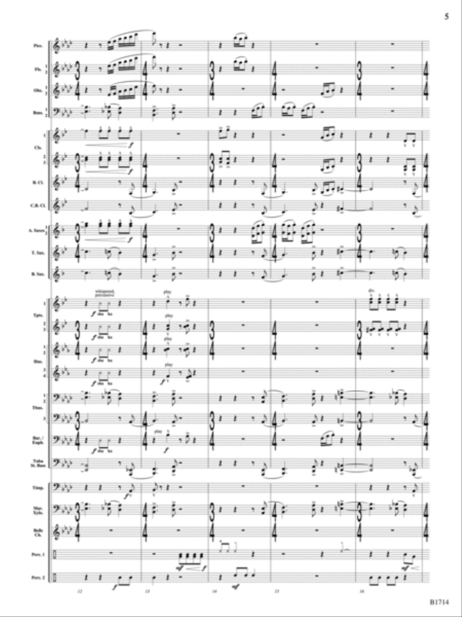 Industrial Loops: Score Concert Band scores gallery preview page 5