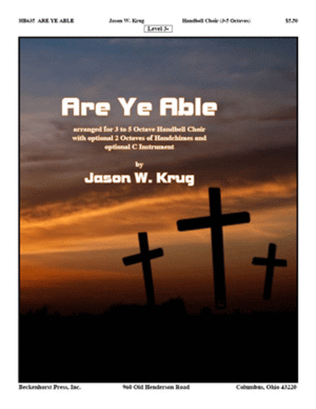 Book cover for Are Ye Able