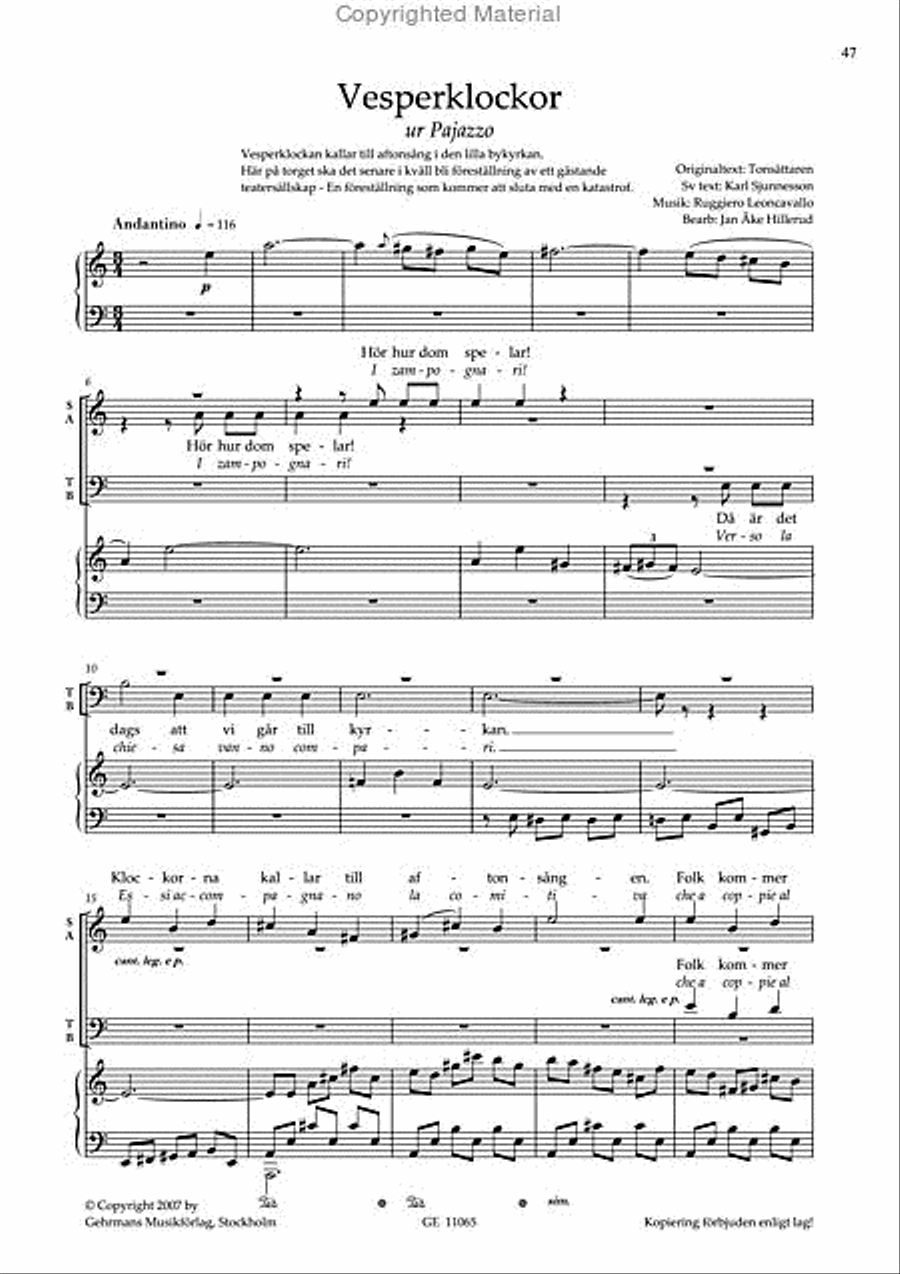 Operakorer 2 Operakorer 2 4-Part scores gallery preview page 10