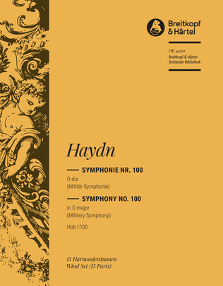 Book cover for Symphony No. 100 in G major Hob I:100