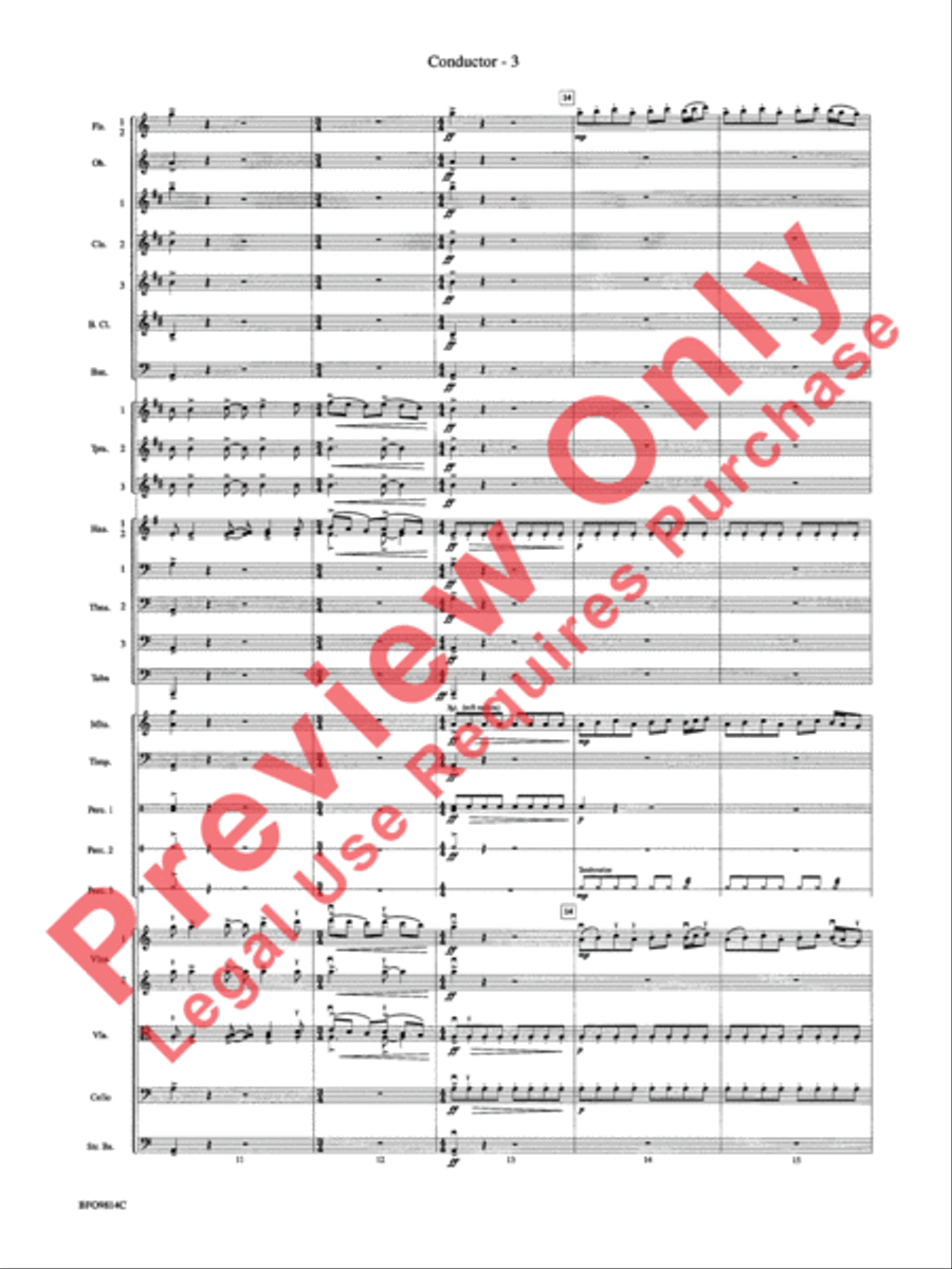Into the Storm Full Orchestra scores gallery preview page 6