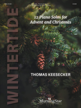 Book cover for Wintertide: 12 Piano Solos for Advent and Christmas