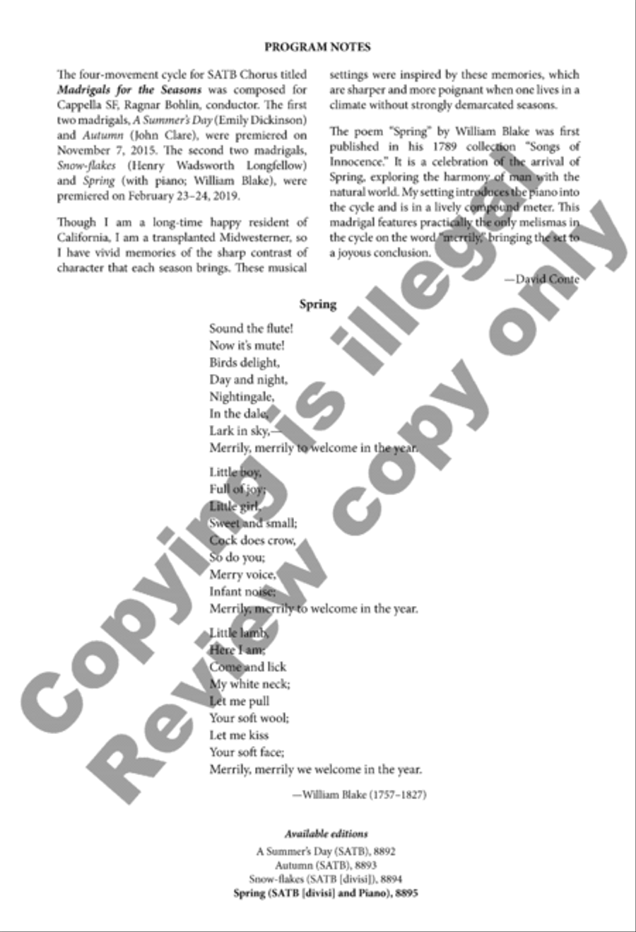 <br>Sheet music extract