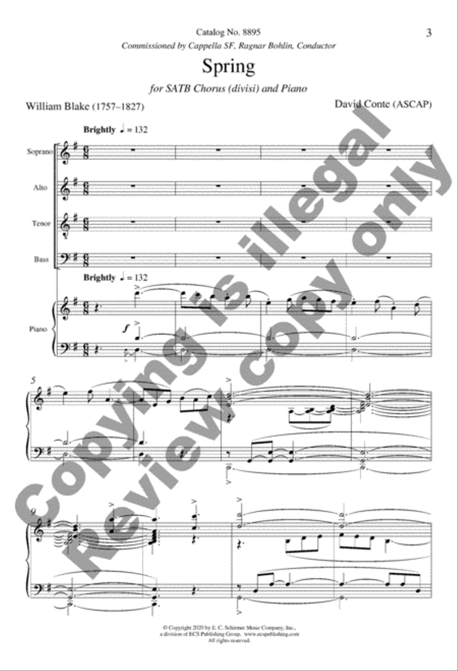 <br>Sheet music extract