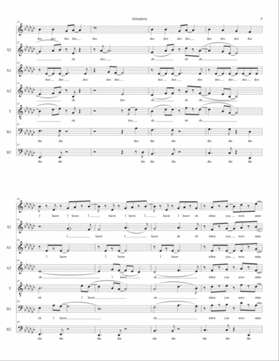 Attention Divisi scores gallery preview page 5