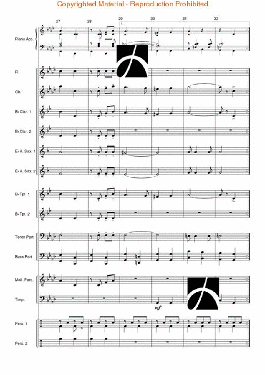 Spanish Overture Concert Band scores gallery preview page 6