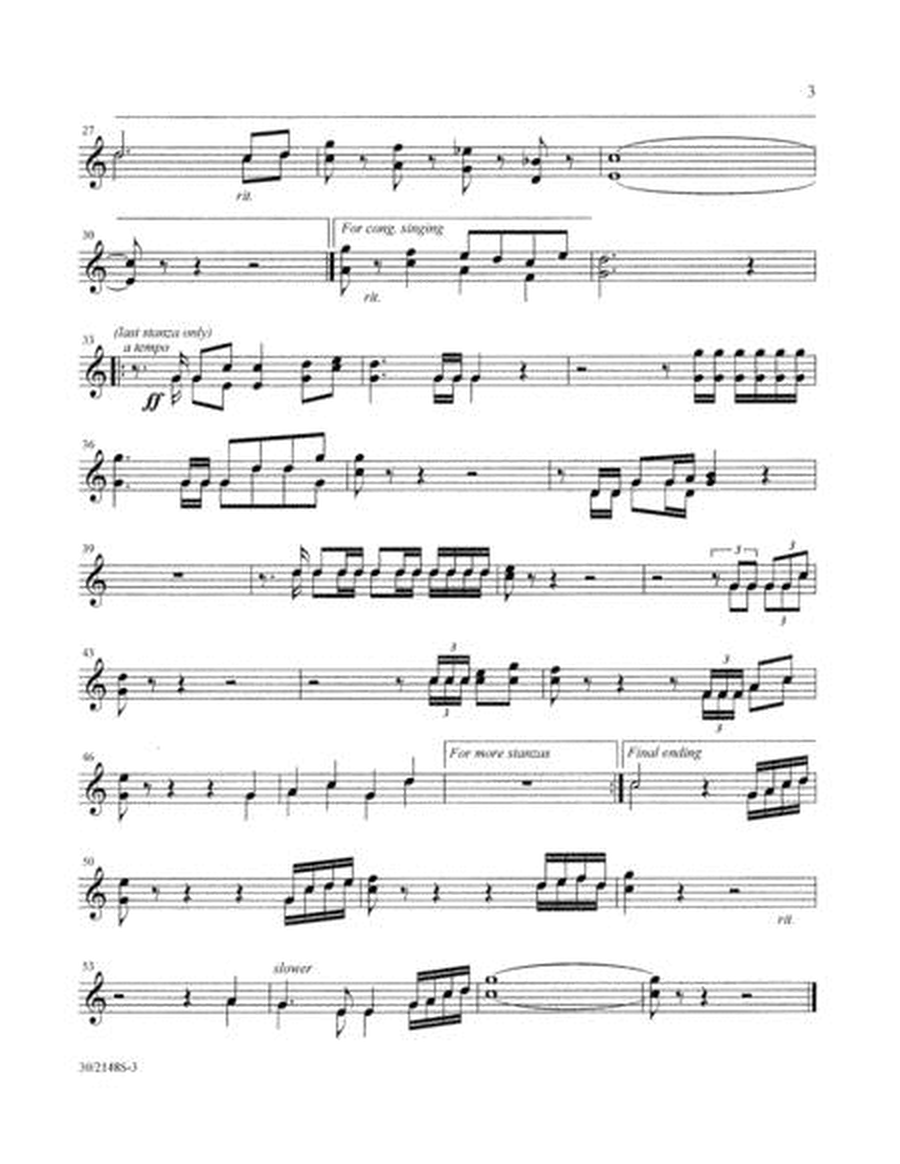 Fanfares and Finales for Congregational Singing - Brass and Timpani Parts