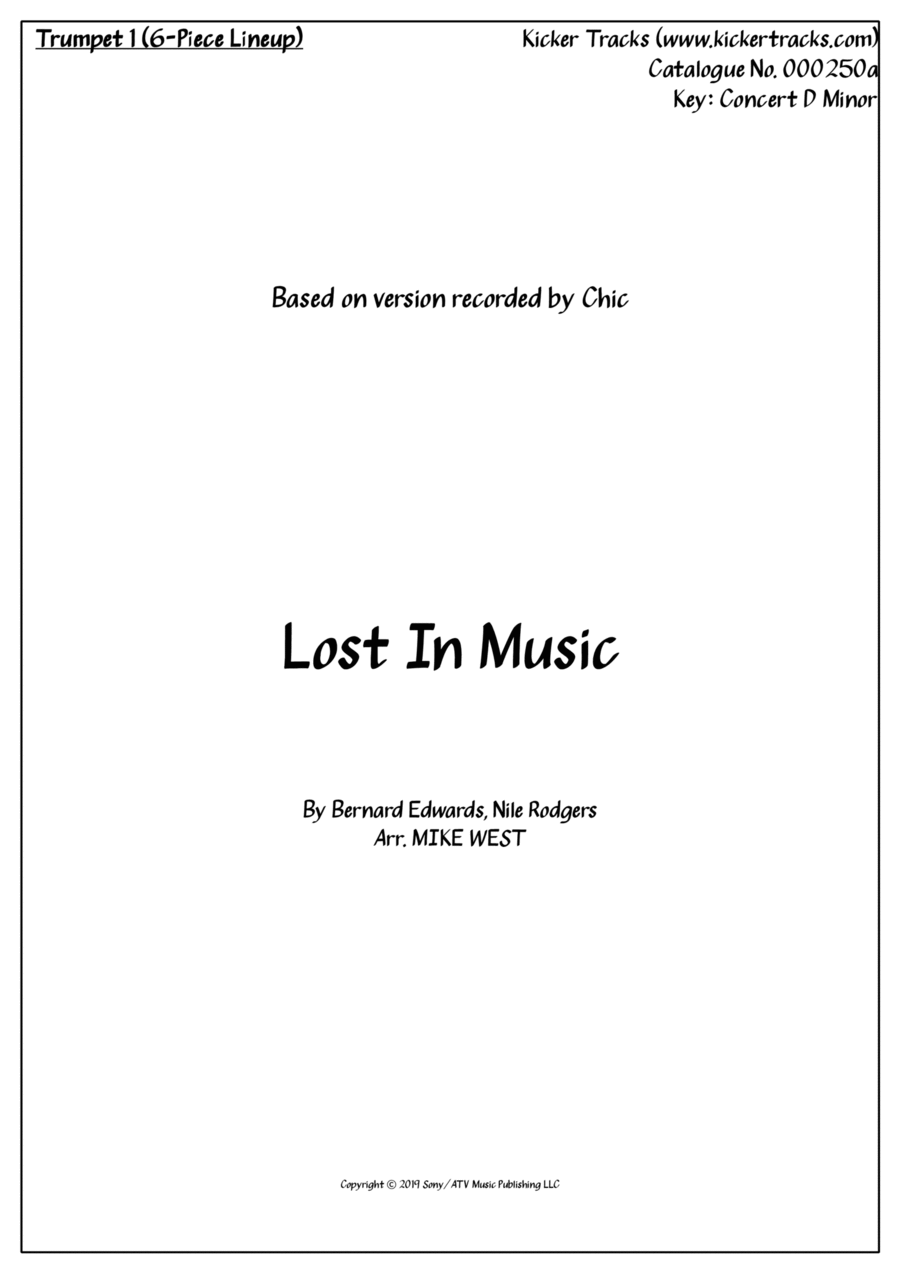 Lost In Music Small Ensemble scores gallery preview page 1