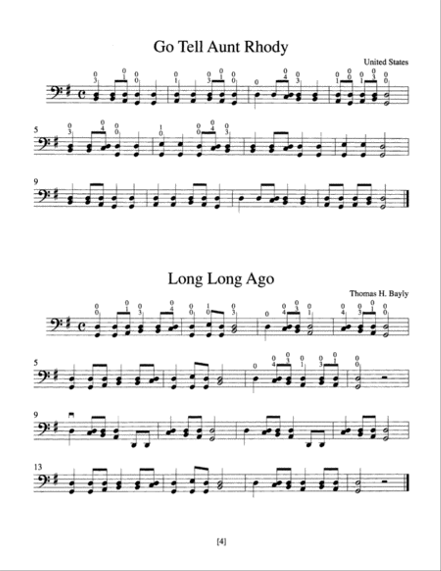 Double Stops for Cello Cello scores gallery preview page 6