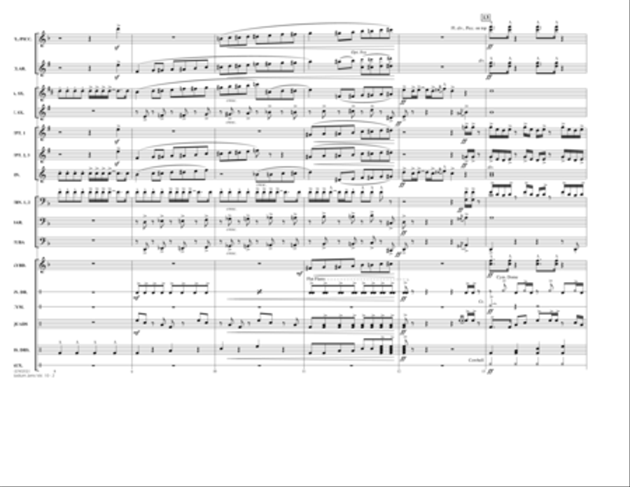 Stadium Jams Vol. 10 - Conductor Score (Full Score) Marching Band scores gallery preview page 2