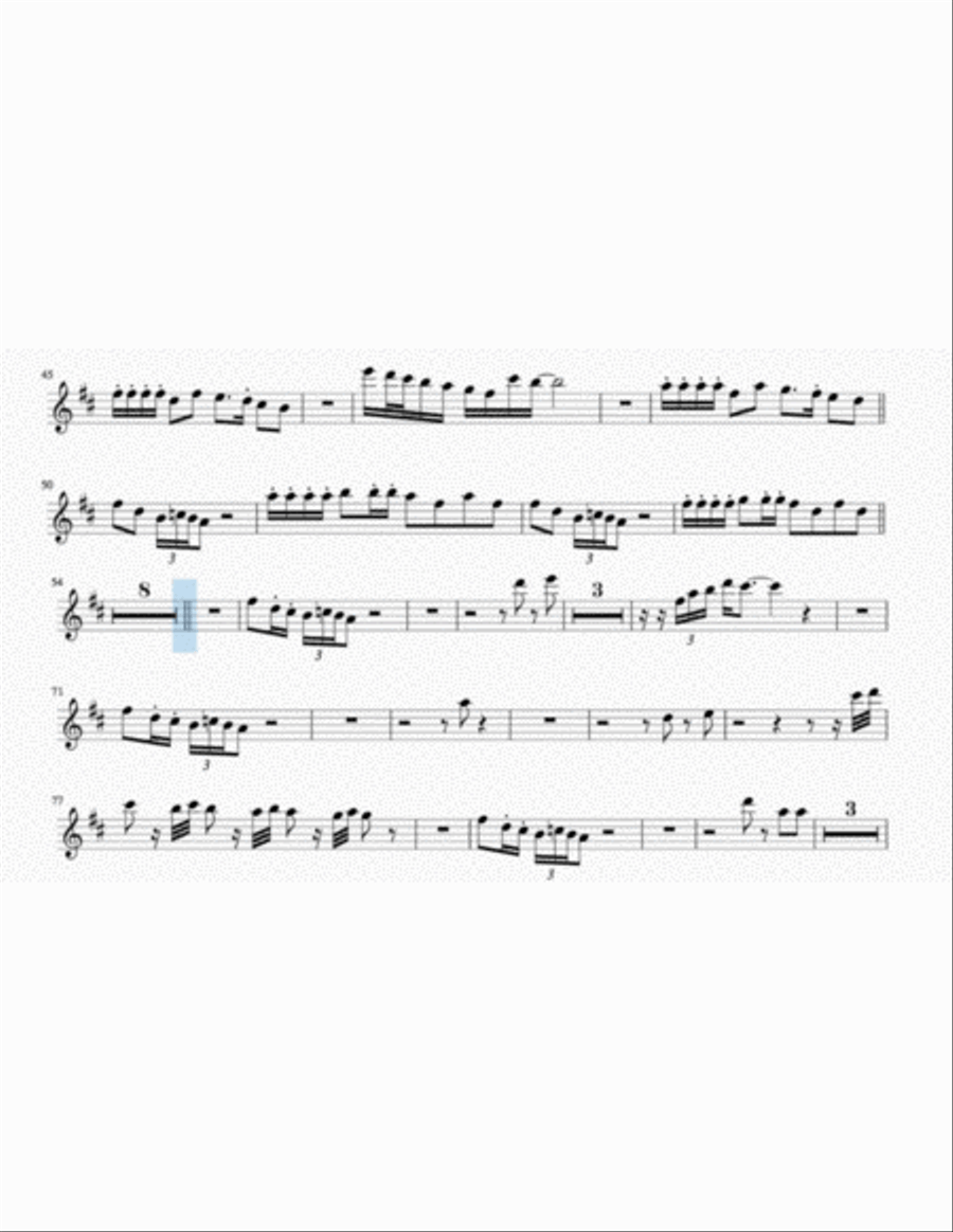 Down Under Down Under Flute Solo scores gallery preview page 2