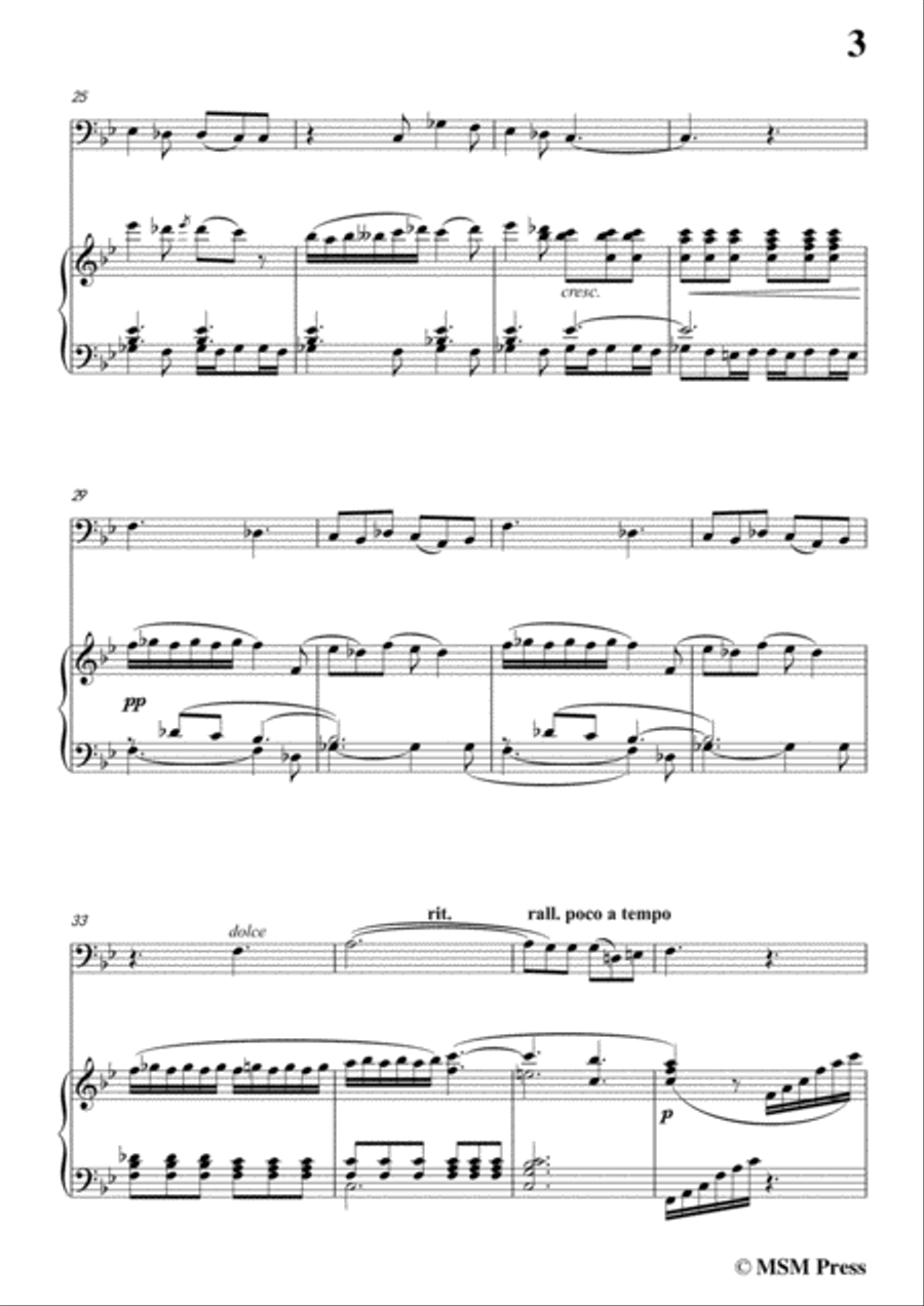 Berlioz-L'ile Inconnue,for Cello and Piano Voice scores gallery preview page 5