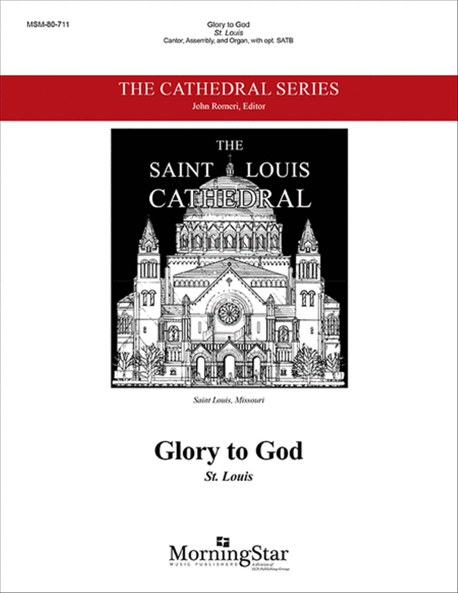 Book cover for Glory to God from Saint Louis New Plainsong Mass