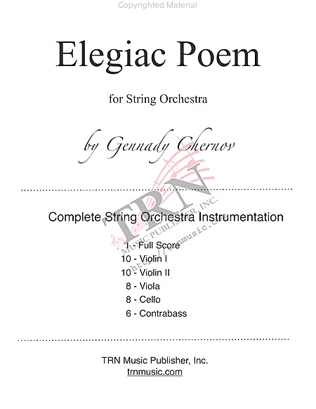 Elegiac Poem image number null