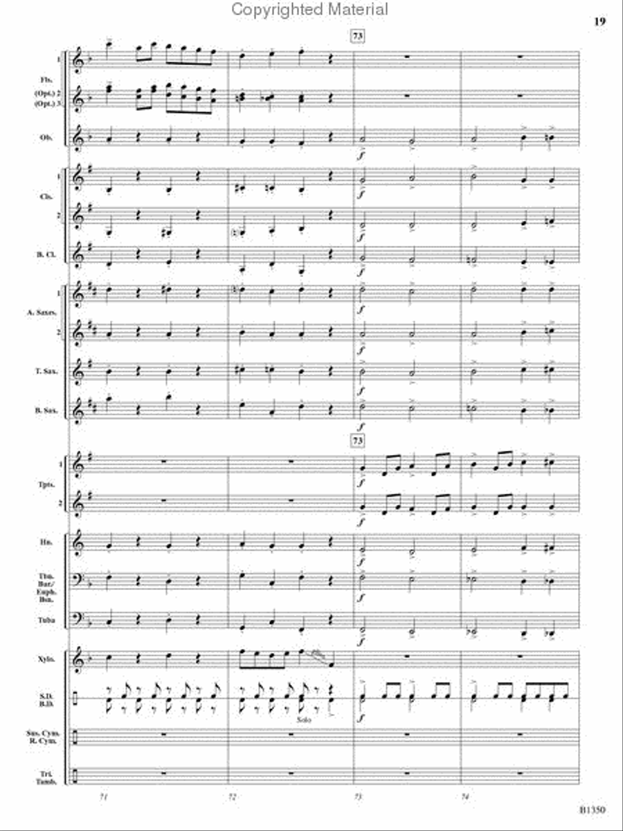 Flutopia Concert Band scores gallery preview page 18