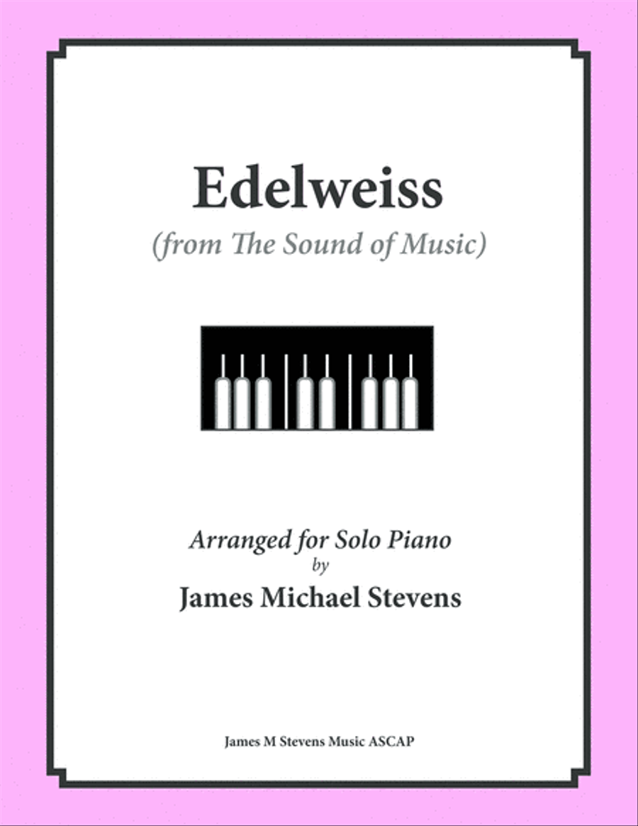 Edelweiss Piano Solo scores gallery preview page 1