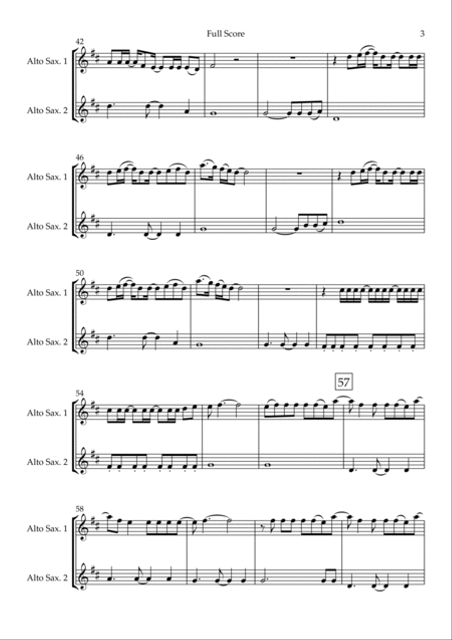 Empire State Of Mind Woodwind Duet scores gallery preview page 3