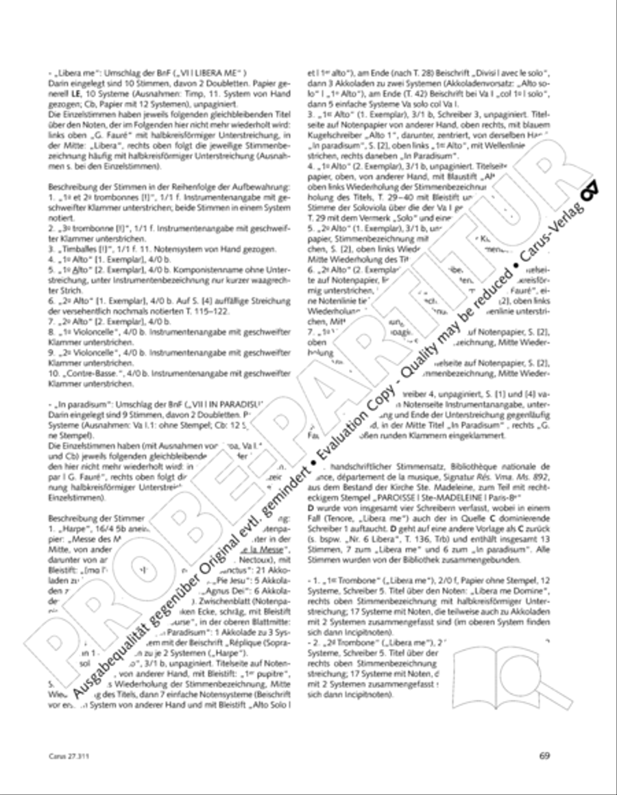 Requiem - church version (Requiem. Fassung mit kleinem Orchester) 4-Part scores gallery preview page 85