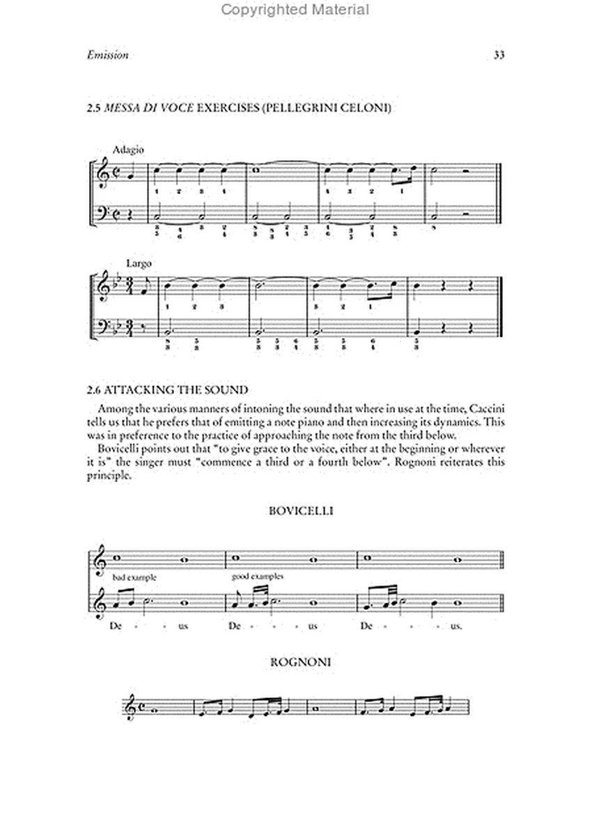Method of Italian Singing from ‘Recitar cantando’ to Rossini (with Examples and Exercises from Historical Treatises on the Technique of Singing)