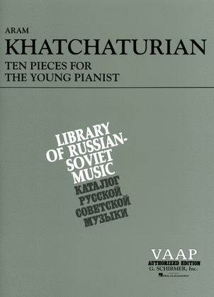 Book cover for 10 Pieces for the Young Pianist