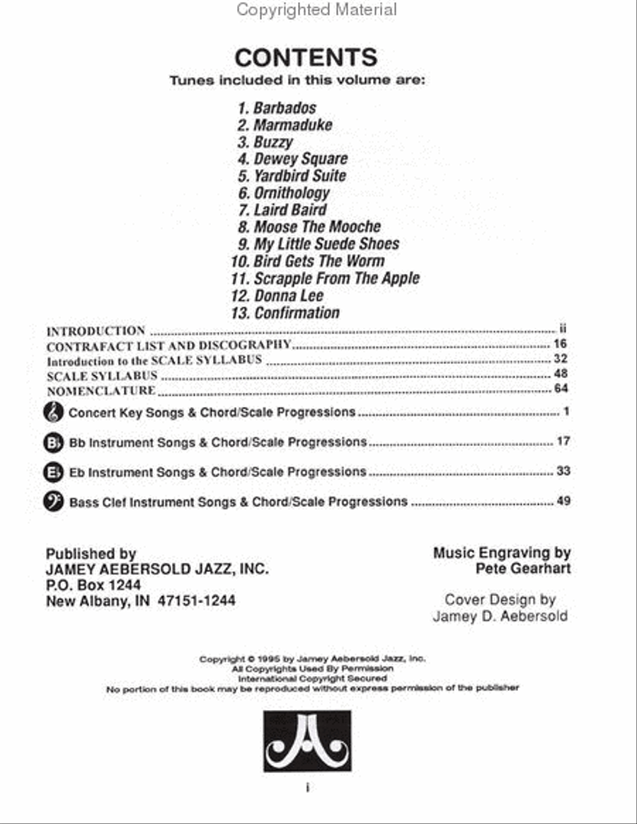 Volume 69 - Bird Goes Latin Alto Saxophone scores gallery preview page 2