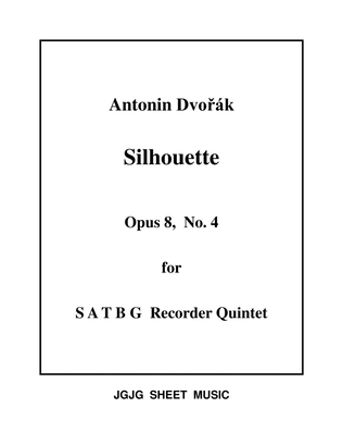 Dvorak Silhouette for SATBG Recorders