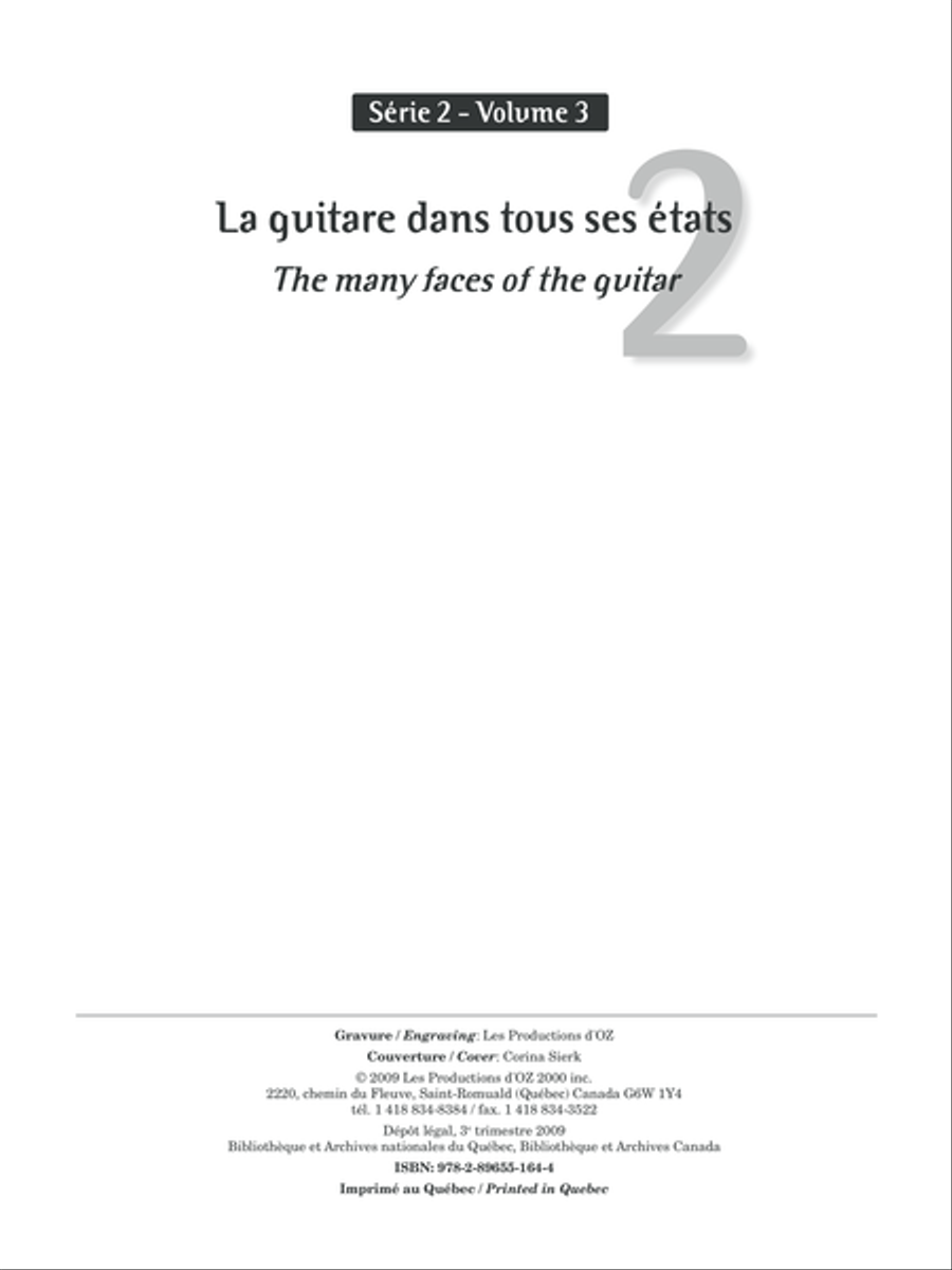 La guitare dans tous ses états, Série 2 - vol. 3 Classical Guitar scores gallery preview page 1