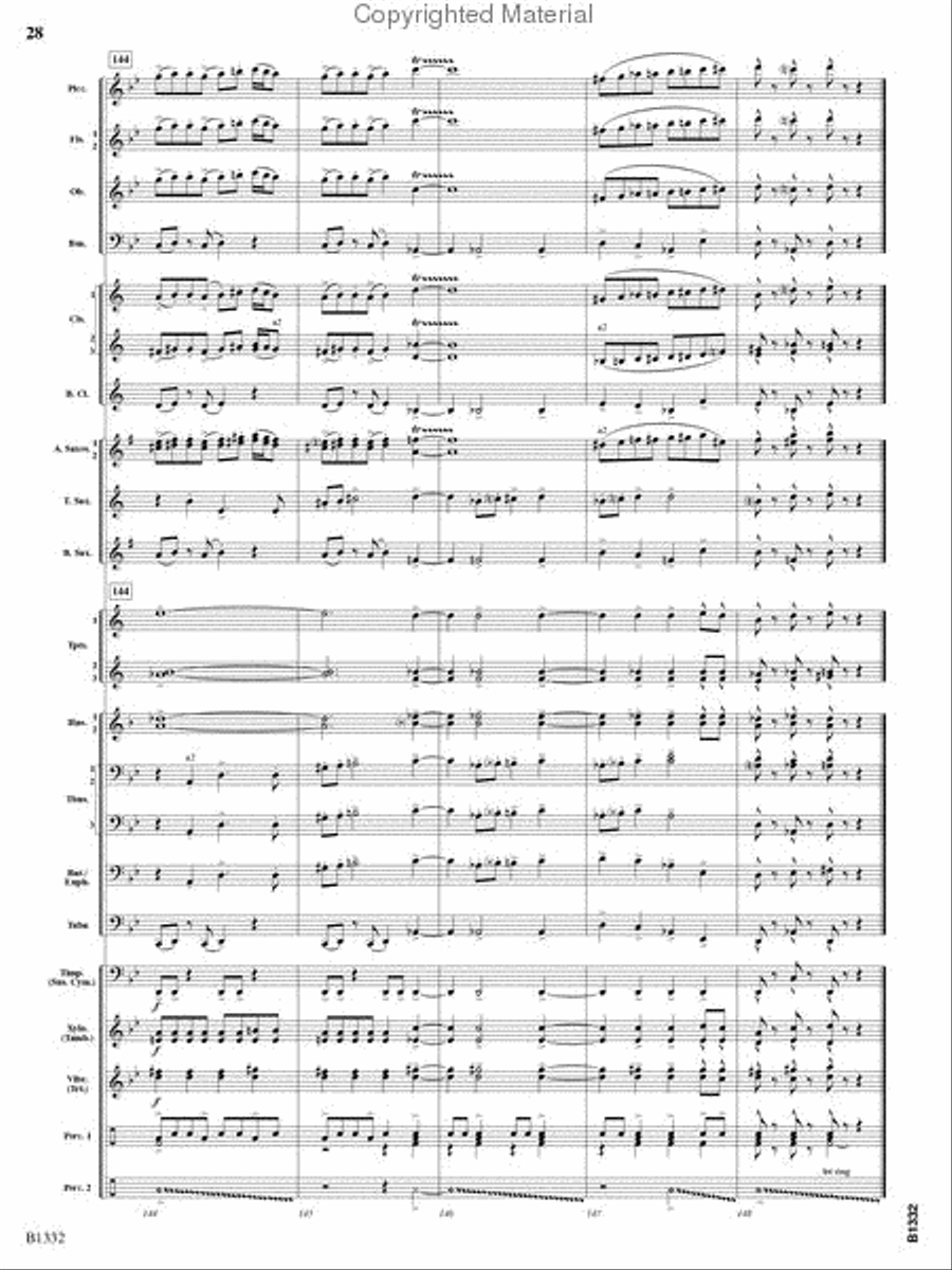 Thunderscape Concert Band scores gallery preview page 29