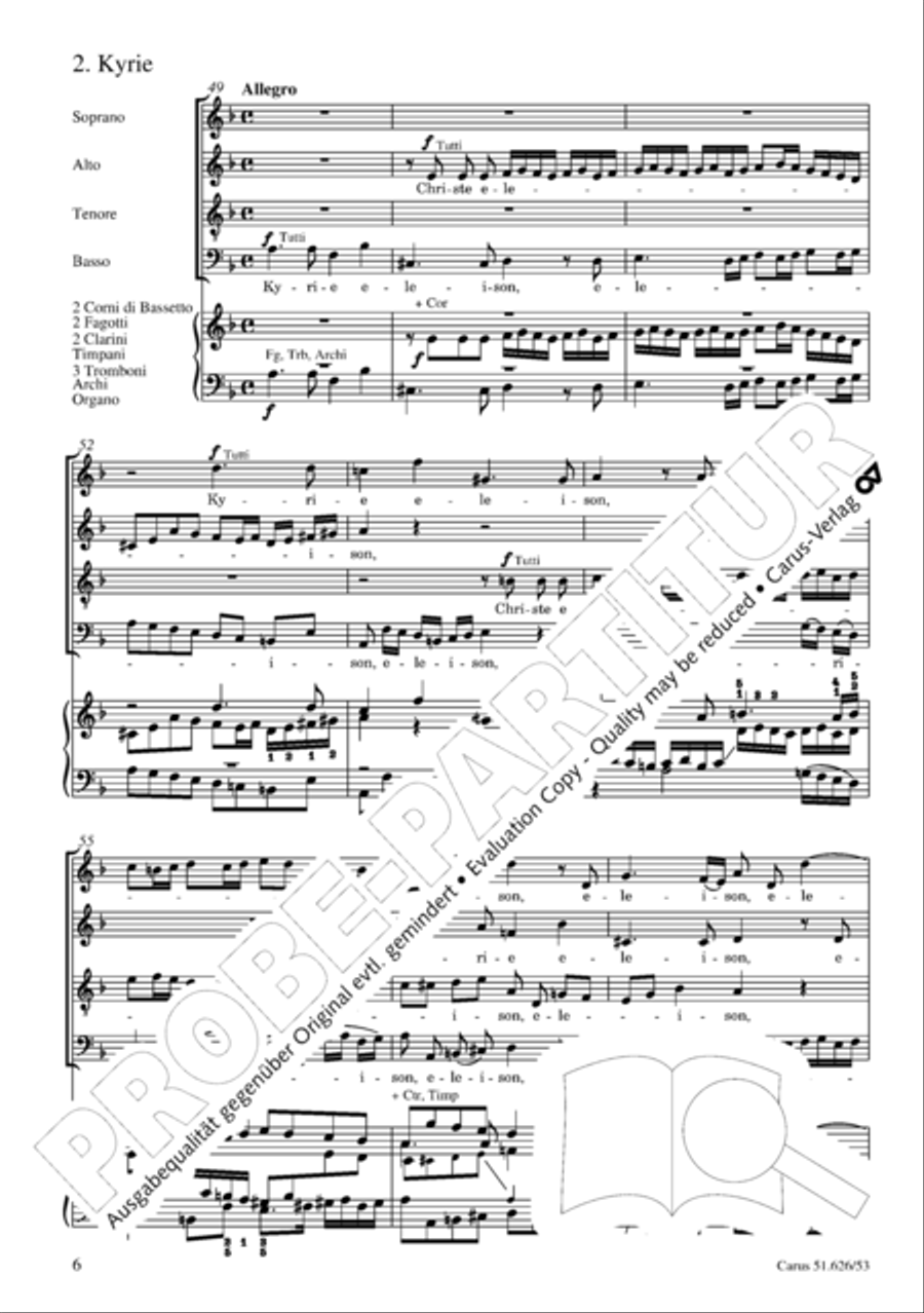 Requiem 4-Part scores gallery preview page 13