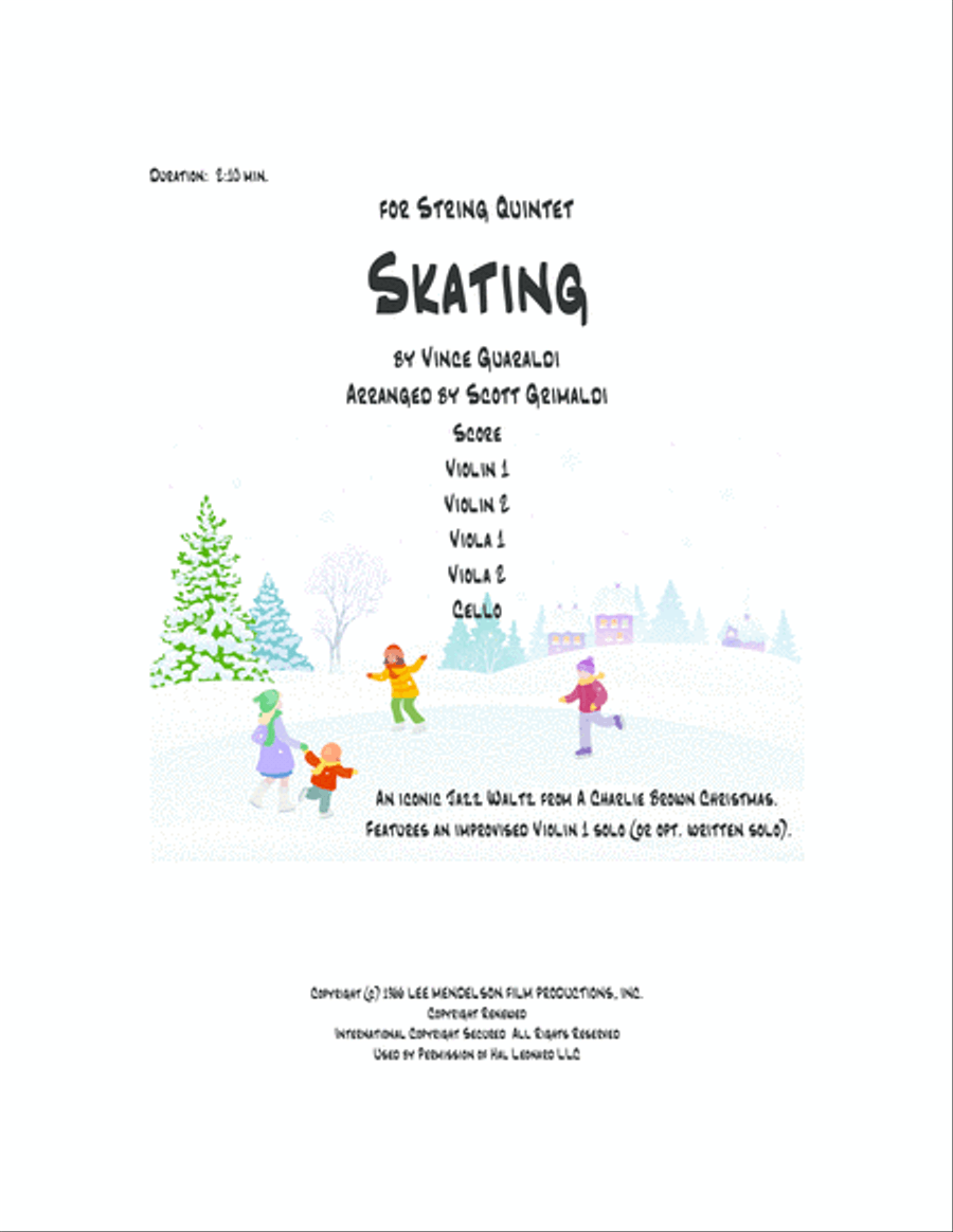 Skating String Trio scores gallery preview page 1