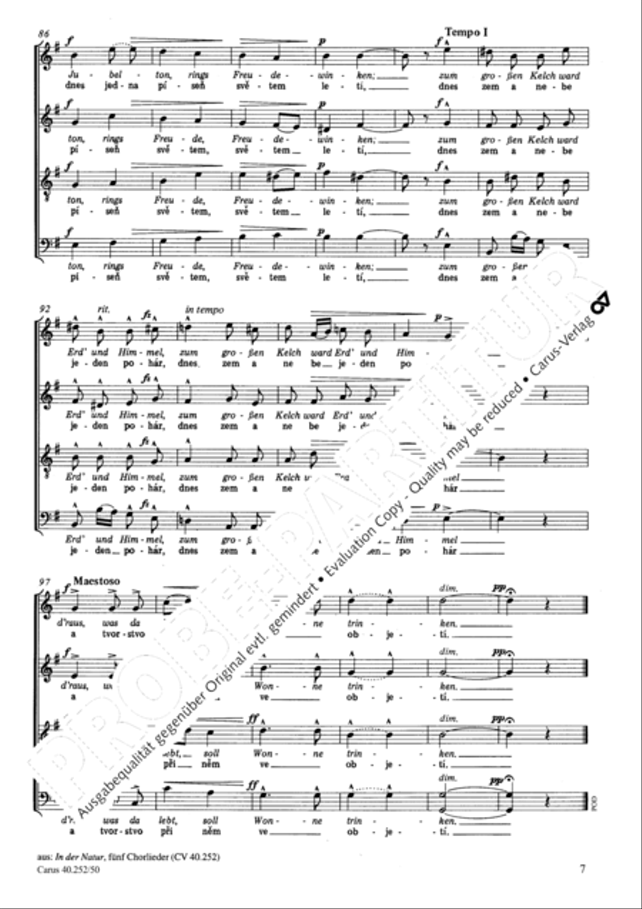 Dnes do skoku a do pisnicky 4-Part scores gallery preview page 8