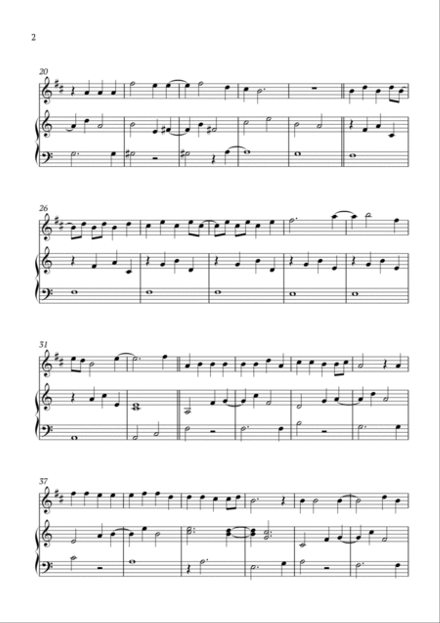 Peaches B-Flat Trumpet scores gallery preview page 2