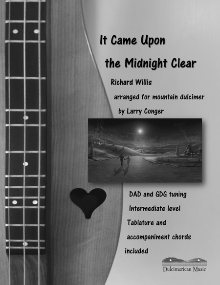 It Came Upon the Midnight Clear (duet) by Richard Storrs Willis Dulcimer - Digital Sheet Music