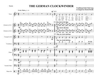 Book cover for THE GERMAN CLOCKWINDER - OKTOBERFEST - OPTIONAL VOCAL