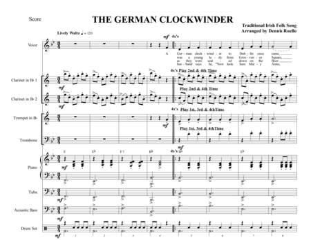 THE GERMAN CLOCKWINDER - OKTOBERFEST - OPTIONAL VOCAL image number null