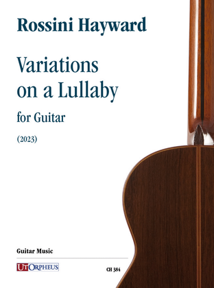 Book cover for Variations on a Lullaby for Guitar (2023)